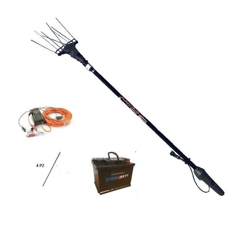 Scuotitore per olive Zanon Albatros FV 33 AL/200 + 4 bacchette + Batteria 45AH Scuotitore per olive Zanon Albatros FV 33 AL/200 + 4 bacchette + Batteria 45AH