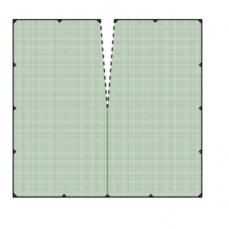 Rete Raccolta Olive 8×8 Antispina Importazione Con Spacco 90gr/mq