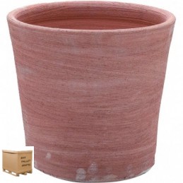 Vaso in terracotta- VASO ROTONDO MODERNE 15 CM