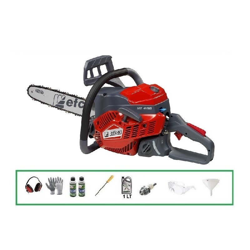 Kit Motosega professionale a scoppio EFCO MT4110 + Kit del vero Boscailo Kit Motosega professionale a scoppio EFCO MT4110 + Kit del vero Boscailo