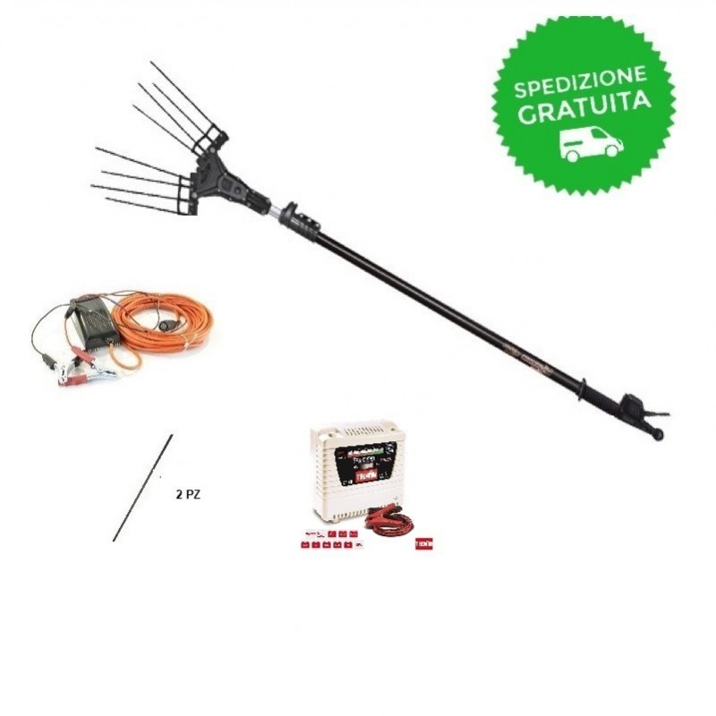 Scuotitore olive Karbonium Evo 33 Al300 + Carica Batteria Telwin 11 Scuotitore olive Karbonium Evo 33 Al300 + Carica Batteria Telwin 11