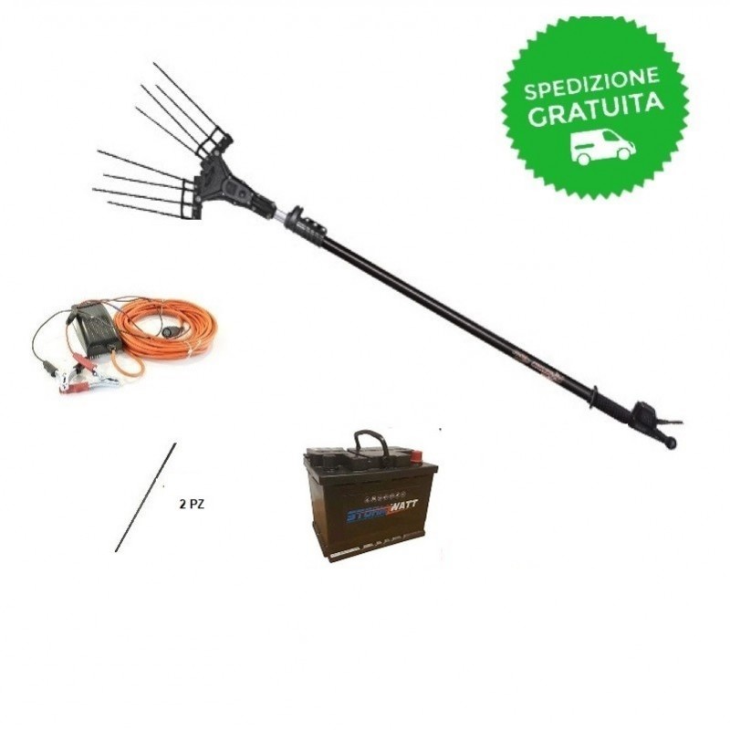 Scuotitore olive Karbonium Evo 33 Al300 + Batteria 45 Ah Scuotitore olive Karbonium Evo 33 Al300 + Batteria 45 Ah
